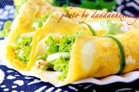 简单的早餐鸡蛋卷饼做法图解8)
