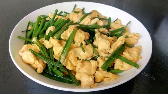 DIY韭菜苔炒鸡蛋