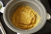 香浓腊肉粉葛小米饭做法图解5)