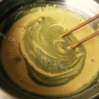 自制抹茶冰淇淋做法图解7)