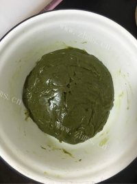 自制抹茶曲奇饼做法图解5)