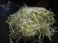 家常的豆芽炒肉做法图解3)