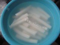 在家做的泡菜炒年糕做法图解6)