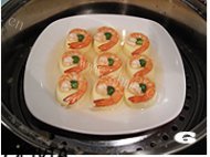 美味的玉子虾仁做法图解6)