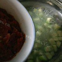 美味的丝瓜肉末粥的做法图解八