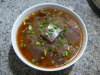 特色美食鸭血粉丝汤