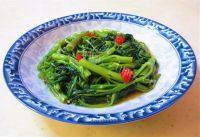 家常菜炝炒空心菜