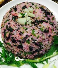 美味的苋菜炒饭做法图解9)