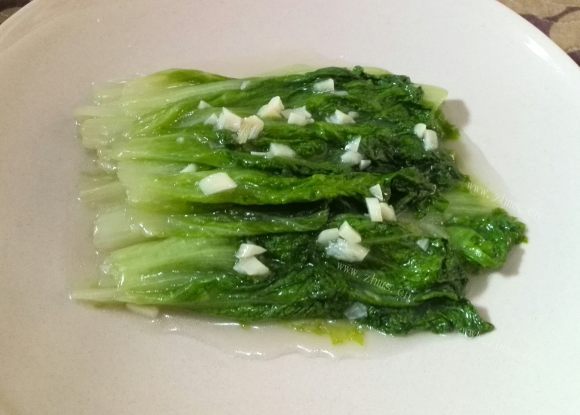 唇齿留香的蒜蓉生菜
