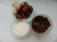 香甜姜枣红糖糯米粥做法图解1)