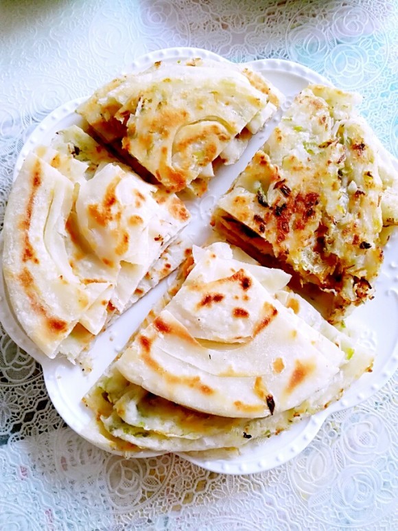 香喷喷的葱油饼