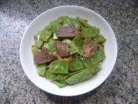 家常扁豆炒牛肉做法图解13)