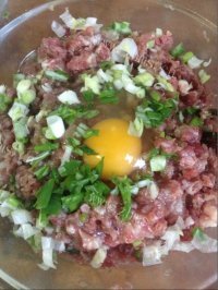 家常菜青椒酿肉做法图解1)