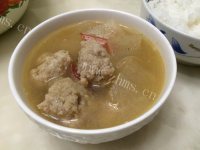 冬瓜丸子汤做法图解10)