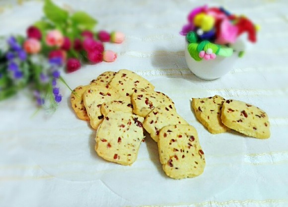 珍馐美味的蔓越莓饼干