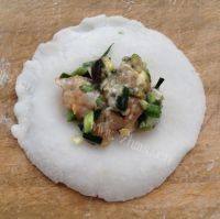 十分诱人的玉兔虾饺做法图解7)