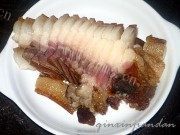 家常菜白菜豆干炒腊肉做法图解1)