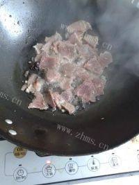 家常菜蒜苔炒牛肉做法图解3)
