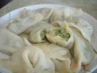 自己做的芹菜饺子