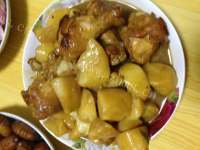 珍馐美味的鸡肉炖土豆做法图解10)