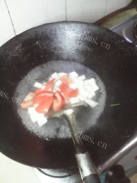 小葱番茄豆腐汤做法图解3)