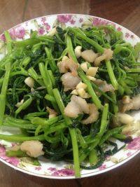 家常菜蒜蓉通心菜