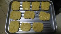 美味的烤箱版七巧果做法图解6)