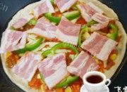 培根批萨做法图解13)