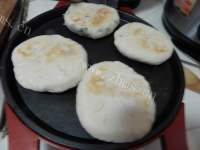 美味的韭菜粉丝馅饼做法图解21)