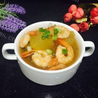 家常菜冬瓜虾仁