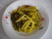 家常菜酸菜肉丝做法图解1)