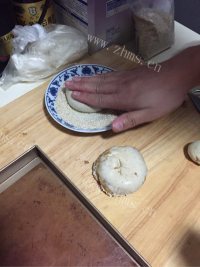 自制麻酱烧饼做法图解8)