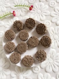 爱上蓝莓味绿豆糕做法图解25)