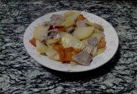 香嫩土豆肉片做法图解10)