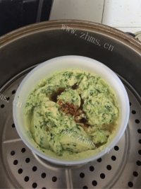 营养的虾皮黄瓜蒸蛋羹做法图解8)