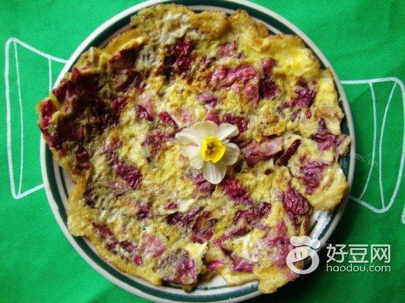 自制玫瑰花煎蛋
