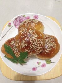 芝麻小面包做法图解7)