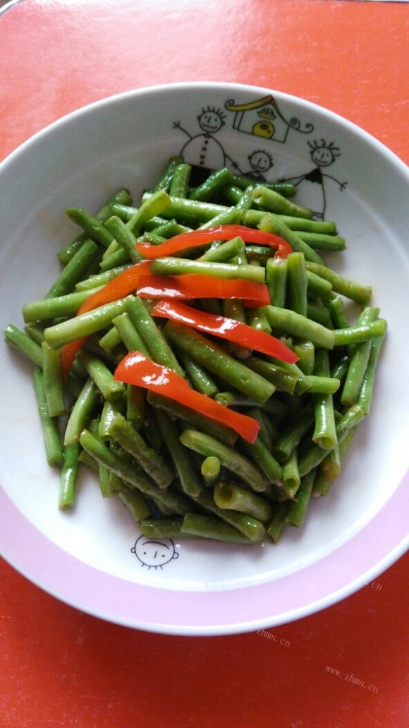 珍馐美味的清炒豆角