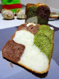 自制三色吐司