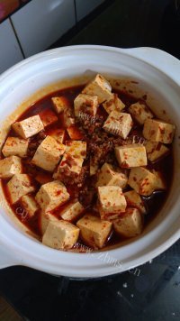 家常菜麻婆豆腐做法图解5)