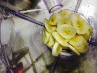 美味的南瓜香蕉小甜饼做法图解4)