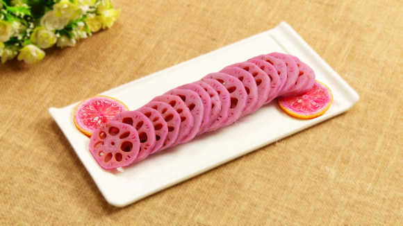 柠檬胭脂藕