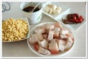 黄豆红烧肉做法图解1)