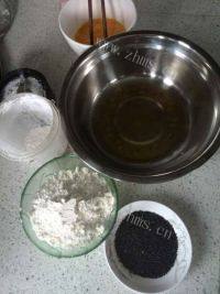 可口的黑芝麻饼干棒做法图解1)