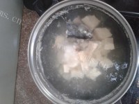 美味菜花豆腐鱼滑汤做法图解8)