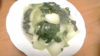 营养丰富的蒜香青菜