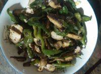 家常菜辣椒炒豆干