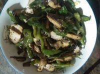 家常菜辣椒炒豆干