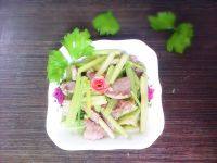 家常菜芹菜肉片