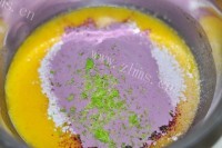 自制紫薯戚风蛋糕做法图解4)